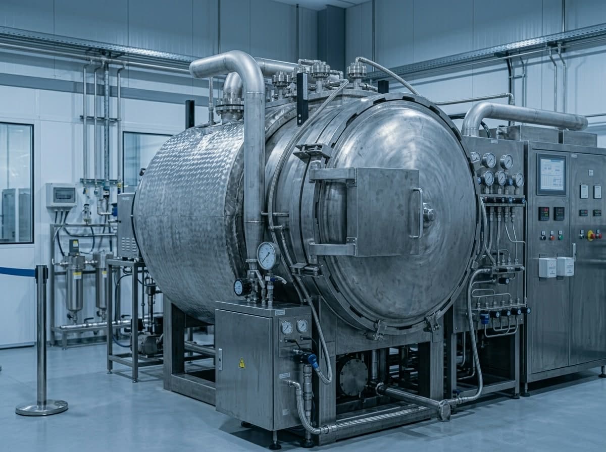 Hot Isostatic Pressing (HIP) process scene